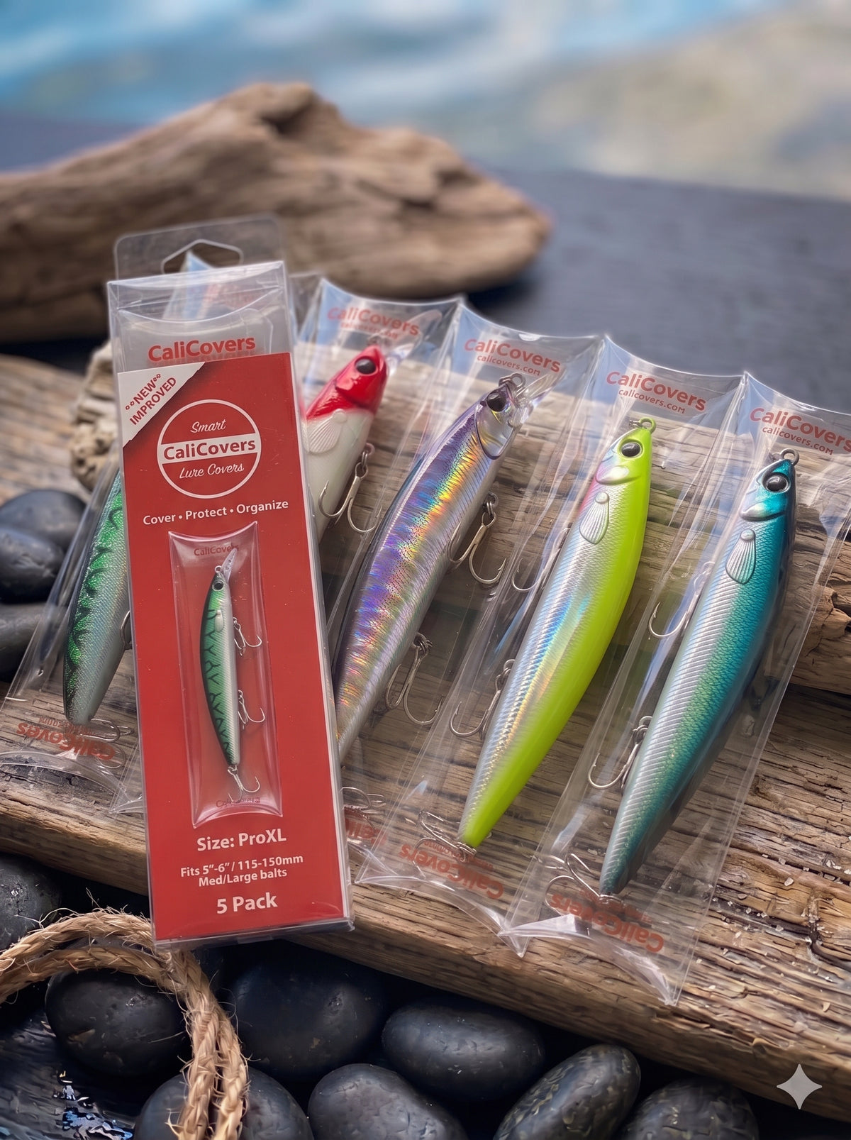 SIZE:  ProXL - 5 Pk / 5"-6" (115-150mm) Baits