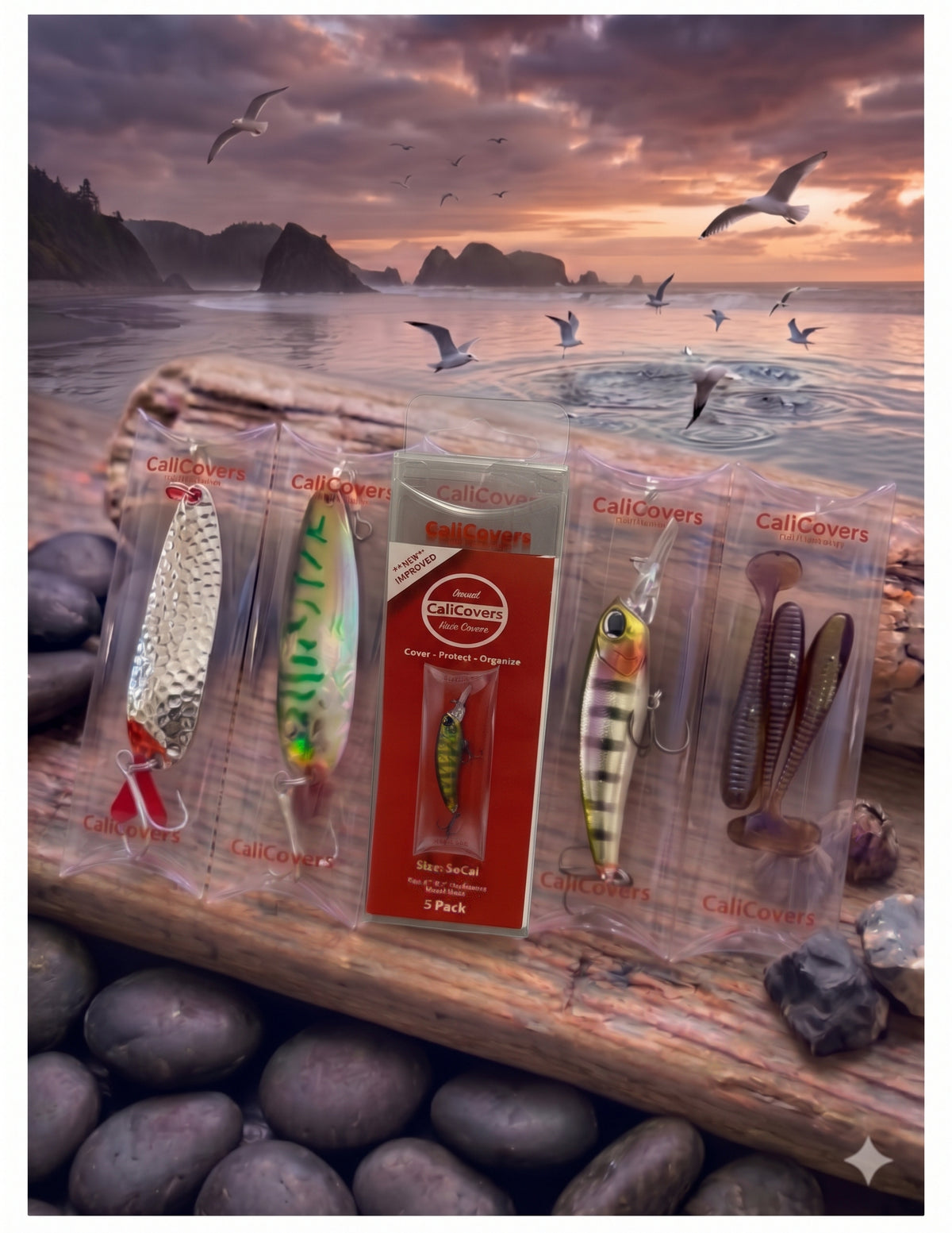 SIZE:  SoCal - 5 Pk / 3"-4" (70-90mm) Baits